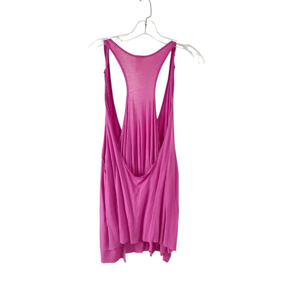 Free People Racerback Layered Tank Top Pink Women Size S HSH - Picture 5 of 8